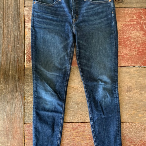 J Crew Mercantile Women's 9" High Rise Skinny Toothpick Jean - Picture 6 of 8